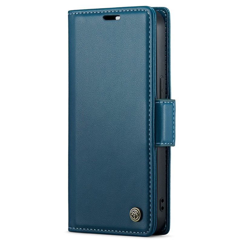 Custodia in pelle iPhone 15 Plus Stile In Pelle Caseme