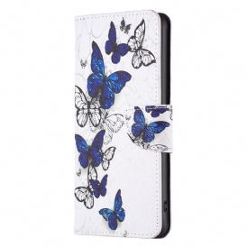 Folio Cover iPhone 15 Plus Farfalle Colorate