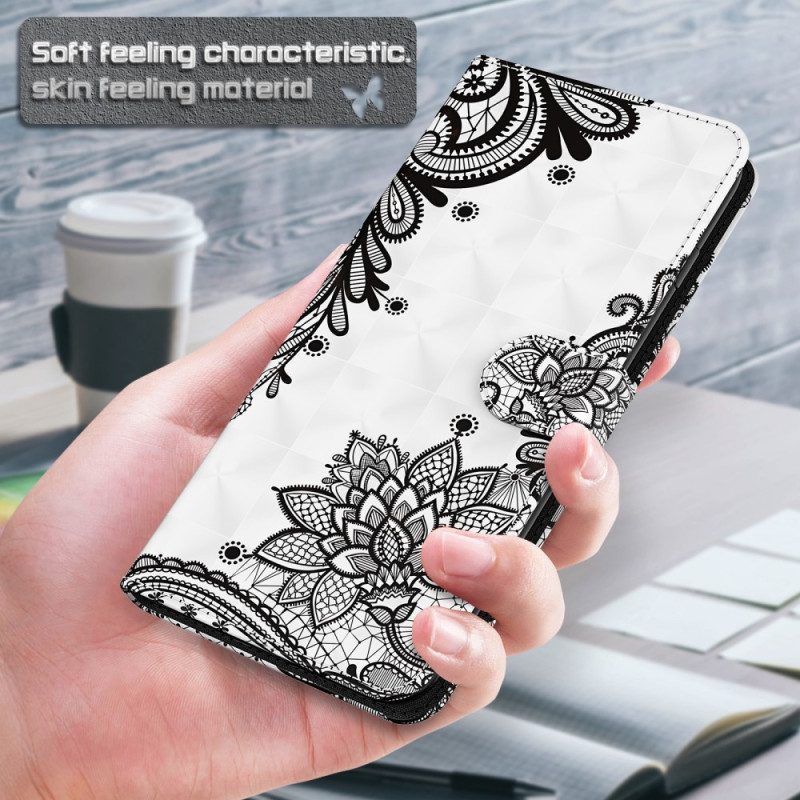 Folio Cover iPhone 15 Plus Laccio 3d Con Cinturino