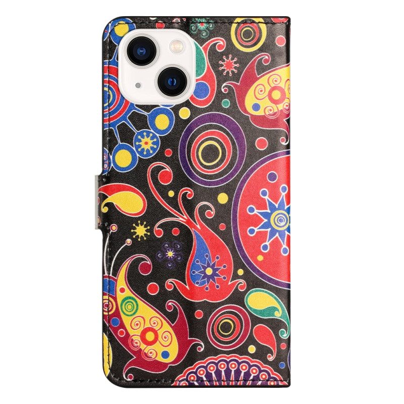 Folio Cover iPhone 15 Plus Motivo Galattico