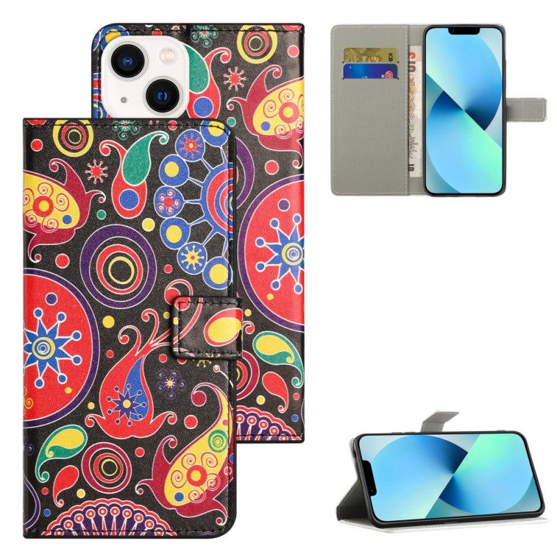 Folio Cover iPhone 15 Plus Motivo Galattico