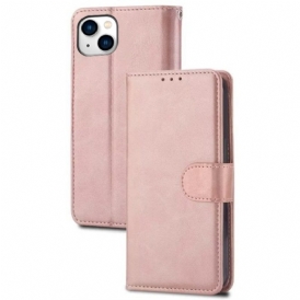 Folio Cover iPhone 15 Plus Sobria Ecopelle