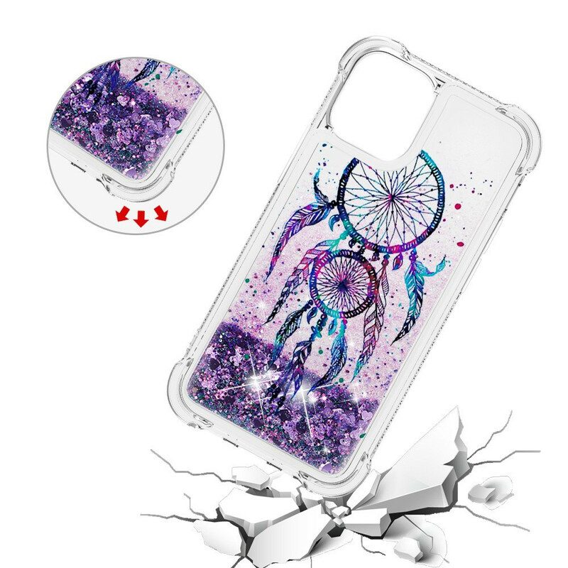 Cover iPhone 13 Pro Max Acchiappasogni Glitterato