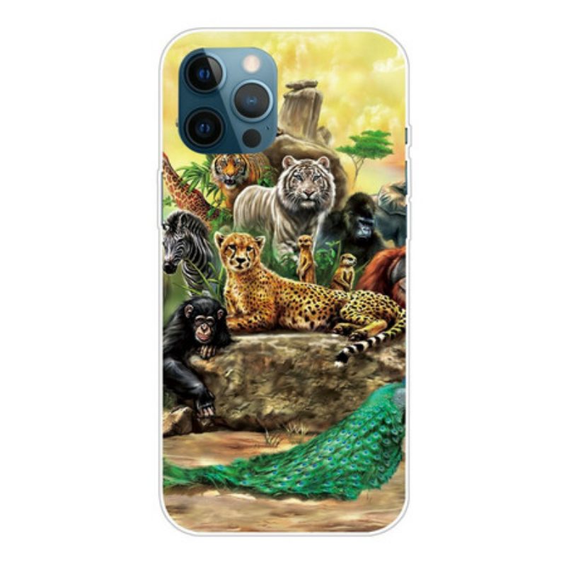 Cover iPhone 13 Pro Max Animali Da Safari