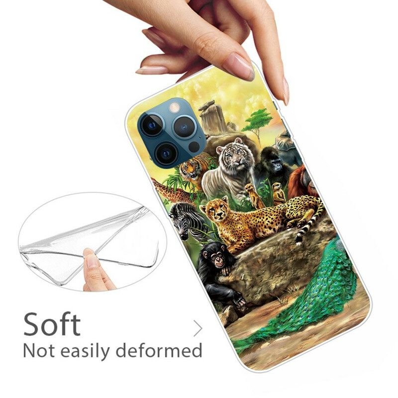 Cover iPhone 13 Pro Max Animali Da Safari