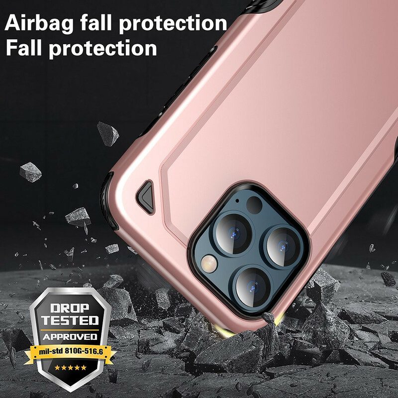 Cover iPhone 13 Pro Max Armatura Effetto Metallo