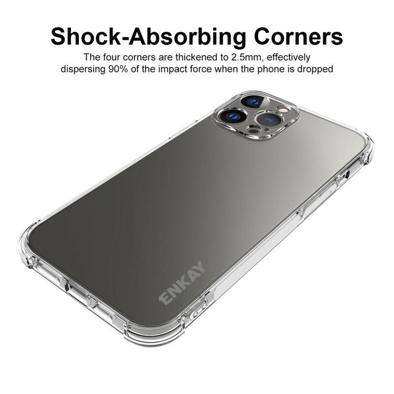 Cover iPhone 13 Pro Max Combo E Schermo In Vetro Temperato Enkay