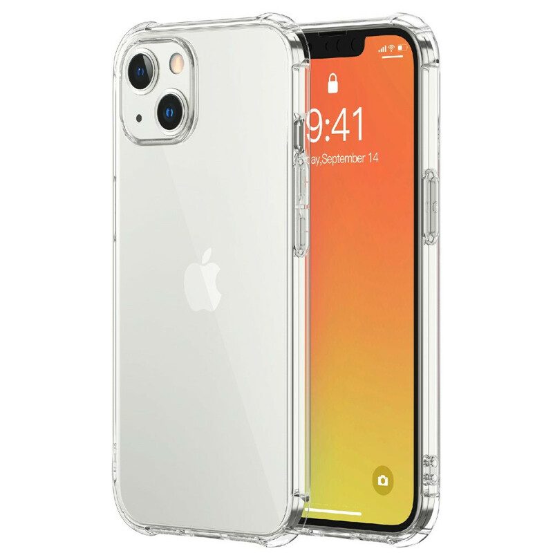 Cover iPhone 13 Pro Max Cuscini Protettivi Leeu Trasparenti