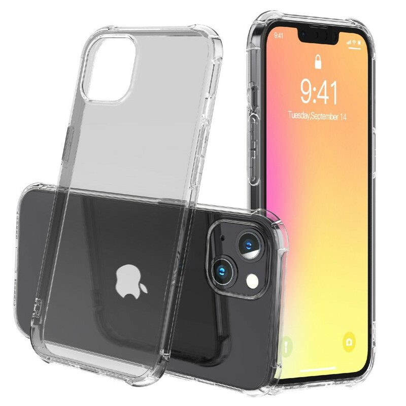 Cover iPhone 13 Pro Max Cuscini Protettivi Leeu Trasparenti