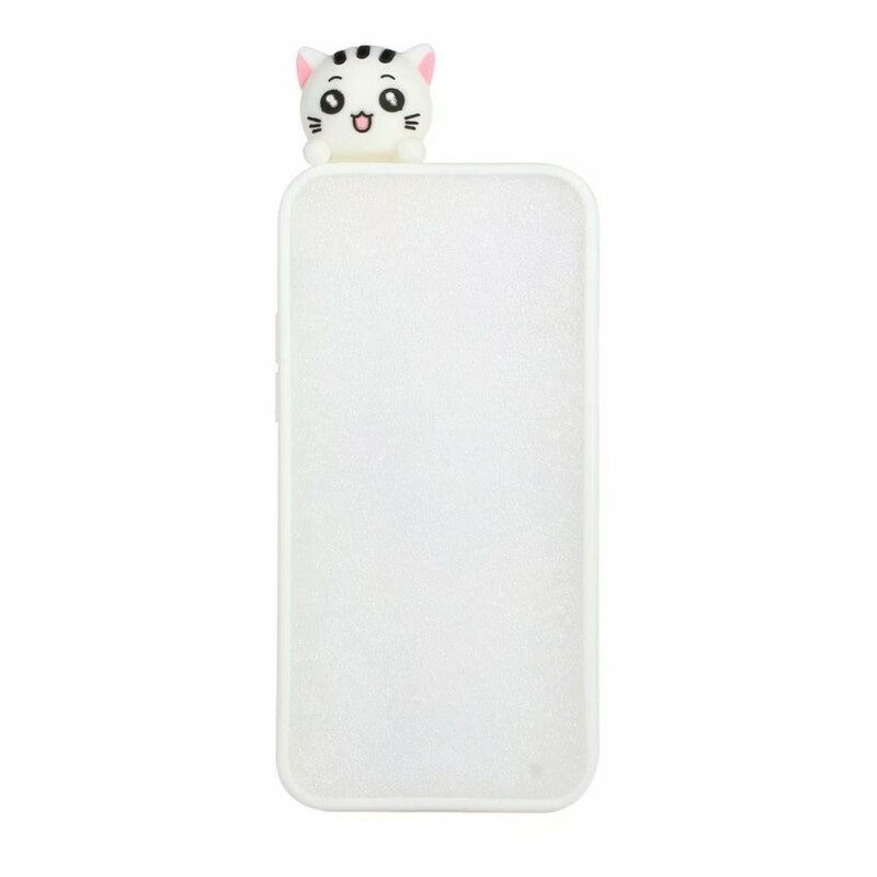 Cover iPhone 13 Pro Max Gatto Divertimento 3d