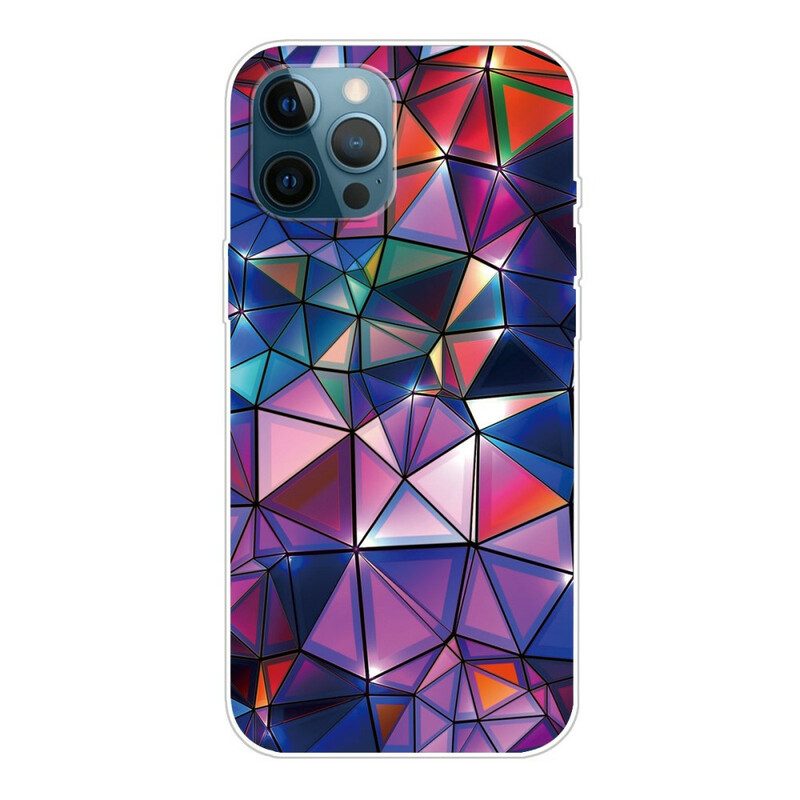 Cover iPhone 13 Pro Max Geometria Flessibile