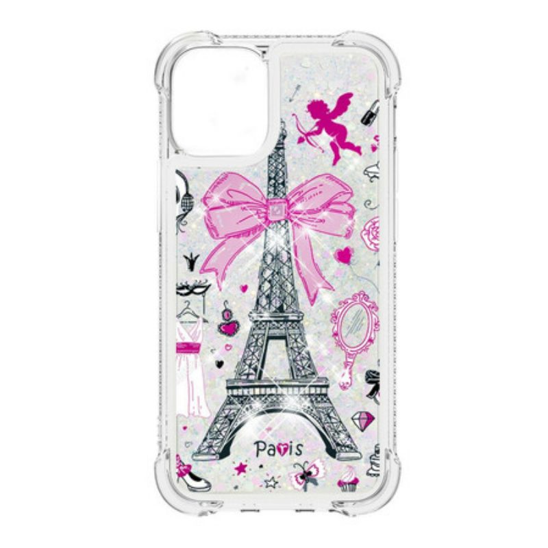 Cover iPhone 13 Pro Max Le Paillettes Della Torre Eiffel