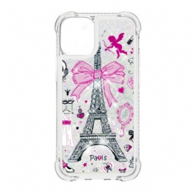 Cover iPhone 13 Pro Max Le Paillettes Della Torre Eiffel