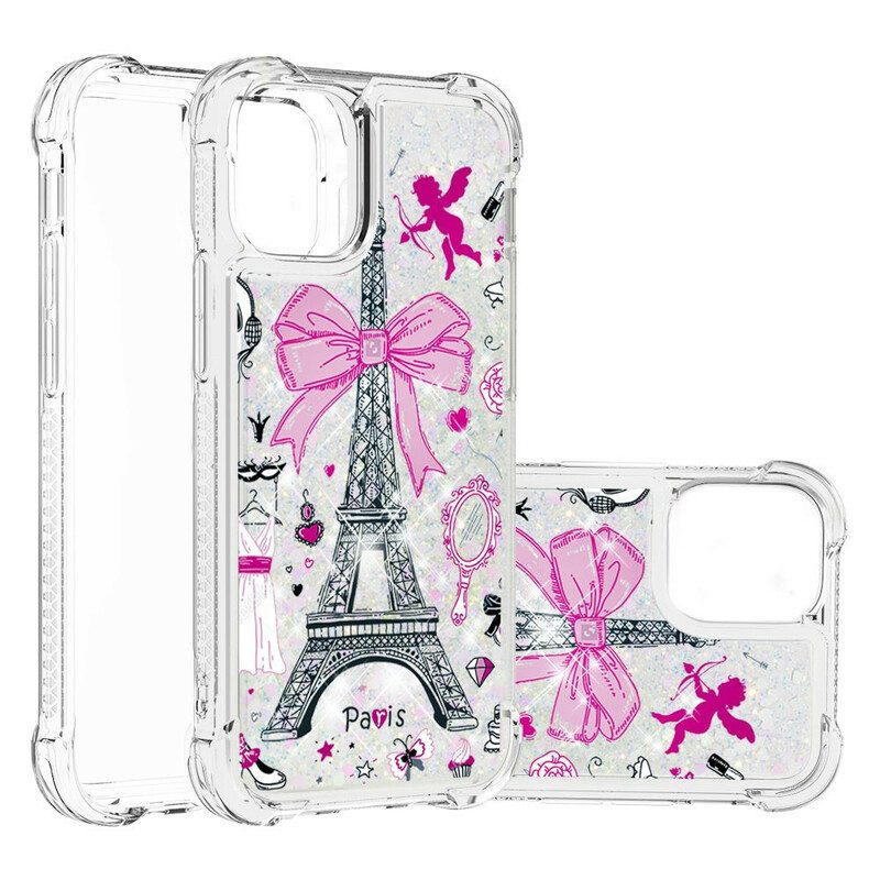 Cover iPhone 13 Pro Max Le Paillettes Della Torre Eiffel