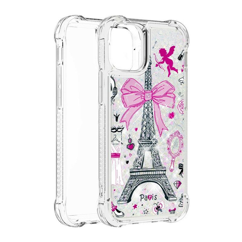 Cover iPhone 13 Pro Max Le Paillettes Della Torre Eiffel