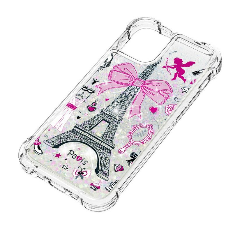 Cover iPhone 13 Pro Max Le Paillettes Della Torre Eiffel