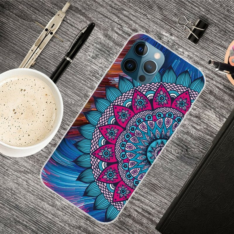 Cover iPhone 13 Pro Max Mandala Colorato