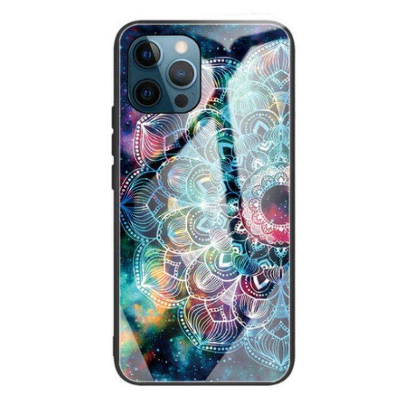 Cover iPhone 13 Pro Max Mandala In Vetro Temperato