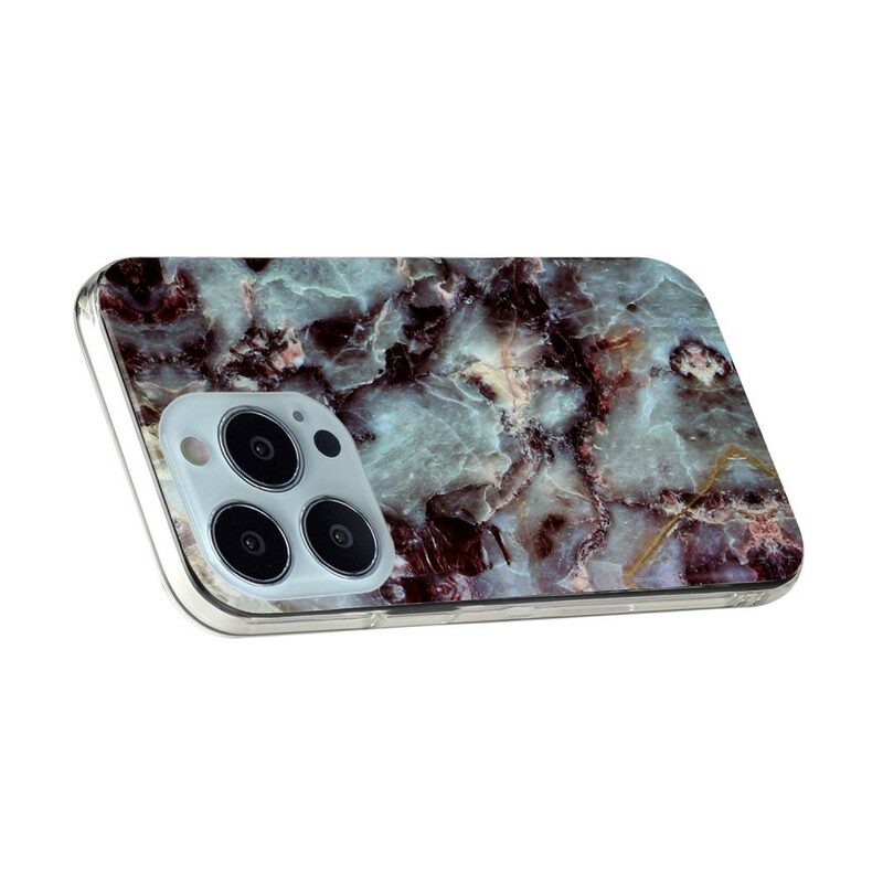 Cover iPhone 13 Pro Max Marmo Semplificato