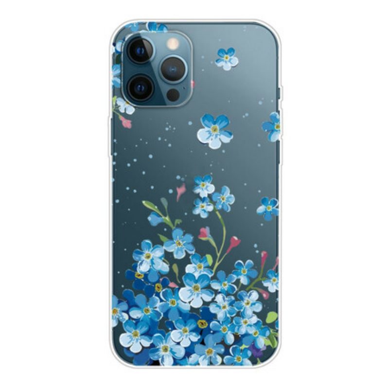 Cover iPhone 13 Pro Max Mazzo Di Fiori Blu