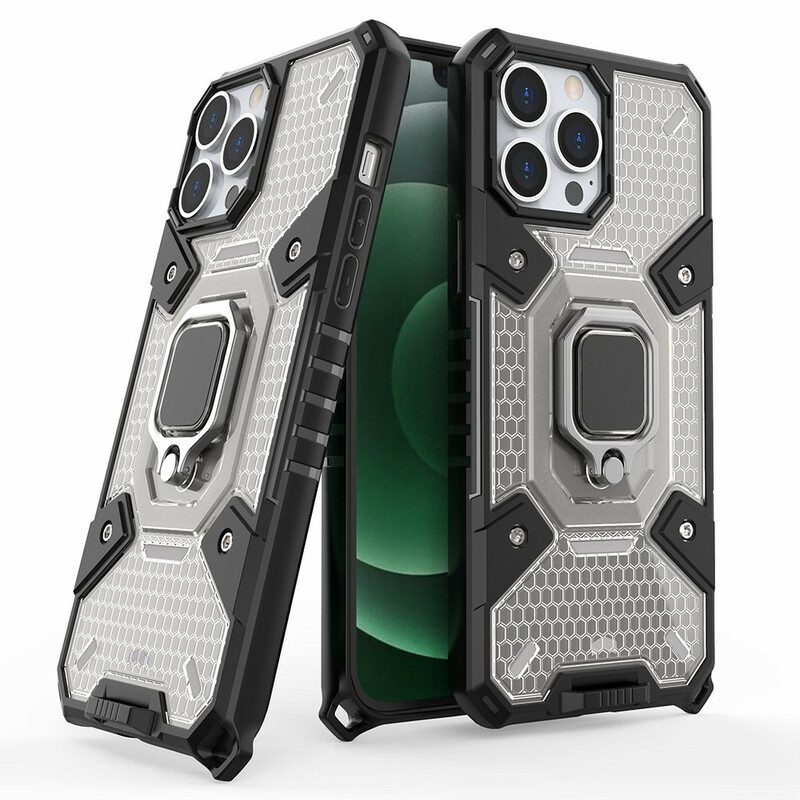 Cover iPhone 13 Pro Max Nido D'ape Con Anello