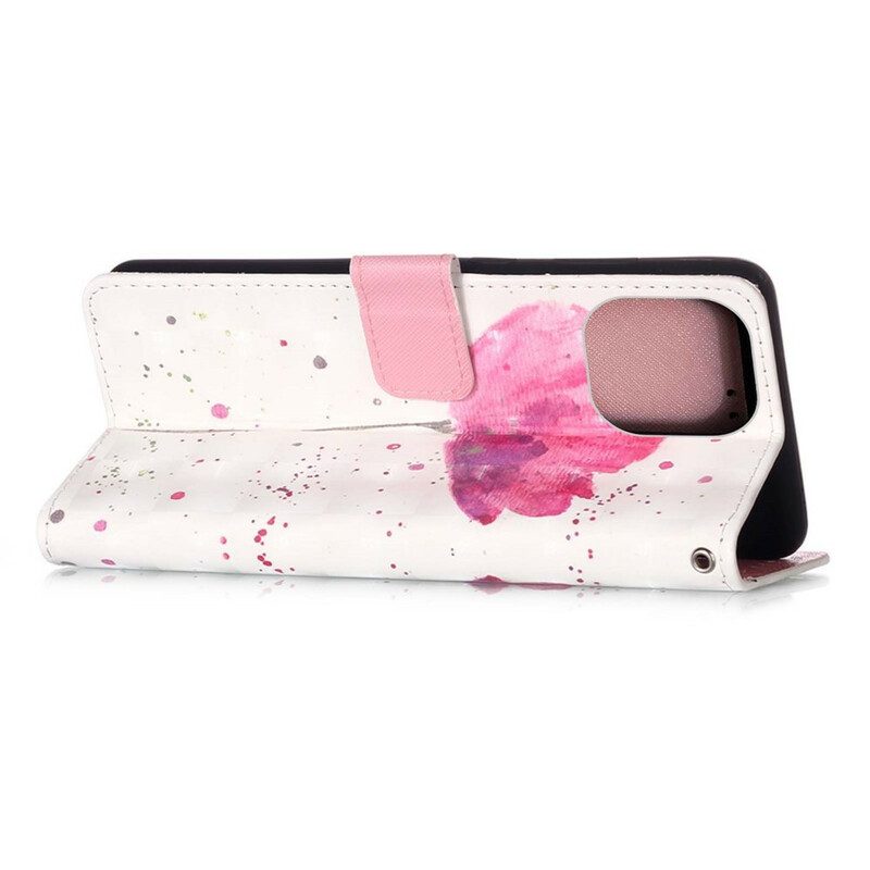 Cover iPhone 13 Pro Max Papavero Dell'acquerello