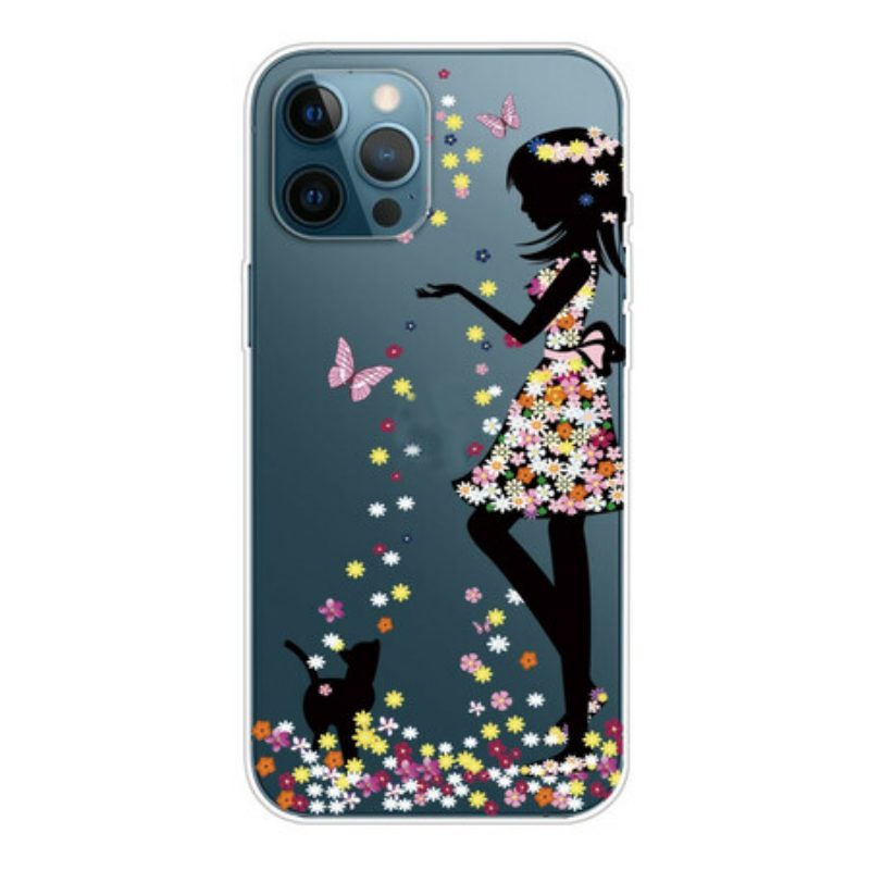 Cover iPhone 13 Pro Max Ragazza Dei Fiori