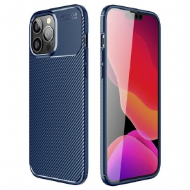 Cover iPhone 13 Pro Max Struttura Flessibile In Fibra Di Carbonio