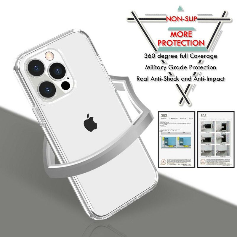 Cover iPhone 13 Pro Max Trasparente Colorato