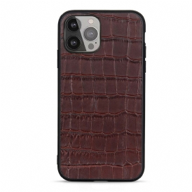 Cover iPhone 13 Pro Max Vera Pelle Di Coccodrillo