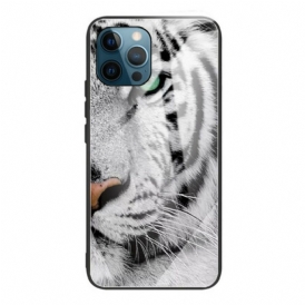 Cover iPhone 13 Pro Max Vetro Temperato Tigre