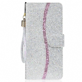 Custodia A Portafoglio iPhone 13 Pro Max Design A S Con Paillettes