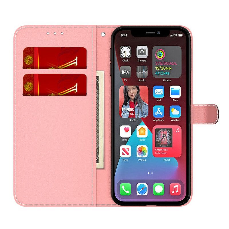 Custodia in pelle iPhone 13 Pro Max Acquerello