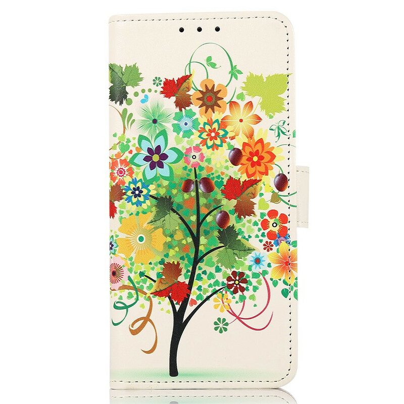 Folio Cover iPhone 13 Pro Max Albero In Fiore