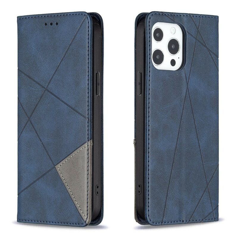 Folio Cover iPhone 13 Pro Max Custodia in pelle Stile D'artista