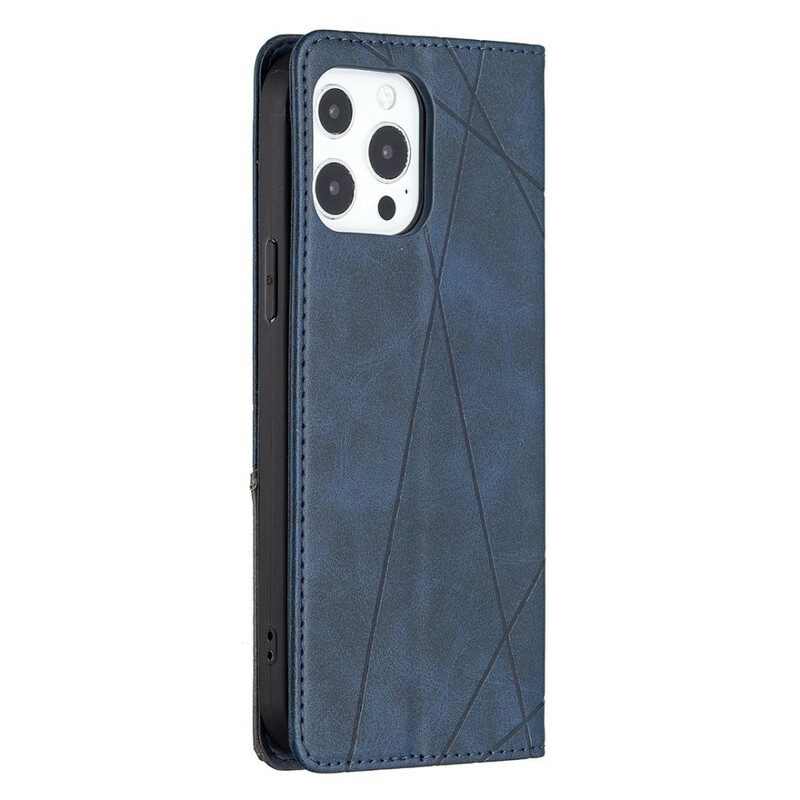 Folio Cover iPhone 13 Pro Max Custodia in pelle Stile D'artista