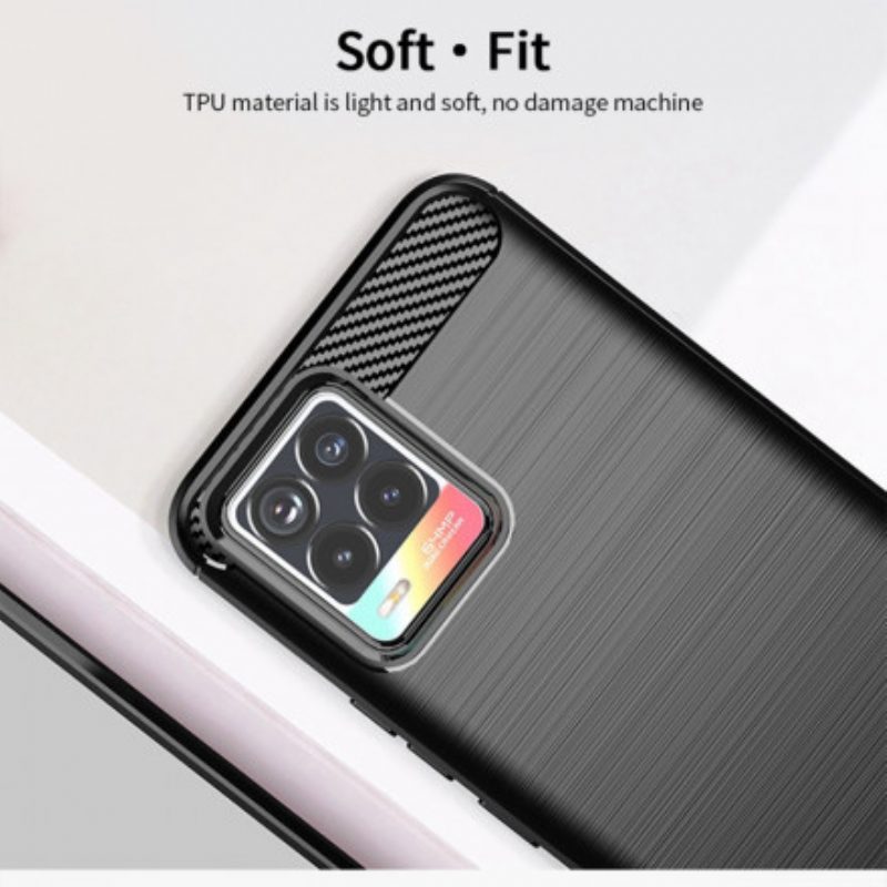 Cover Realme 8 / 8 Pro Fibra Di Carbonio Spazzolata Mofi