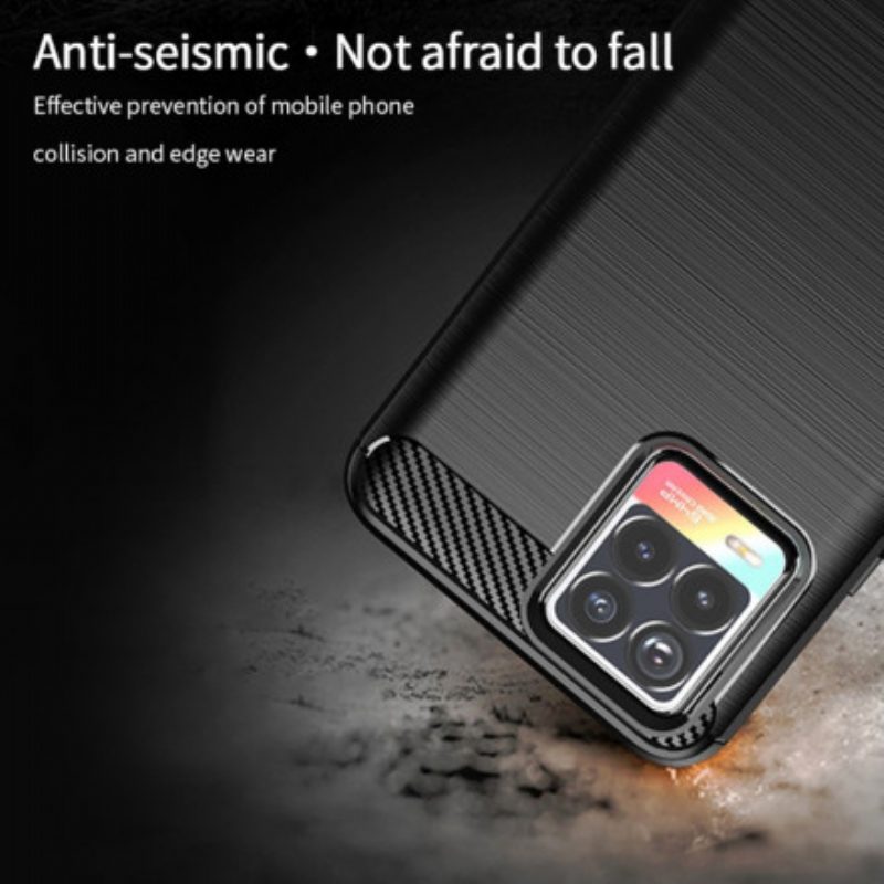 Cover Realme 8 / 8 Pro Fibra Di Carbonio Spazzolata Mofi