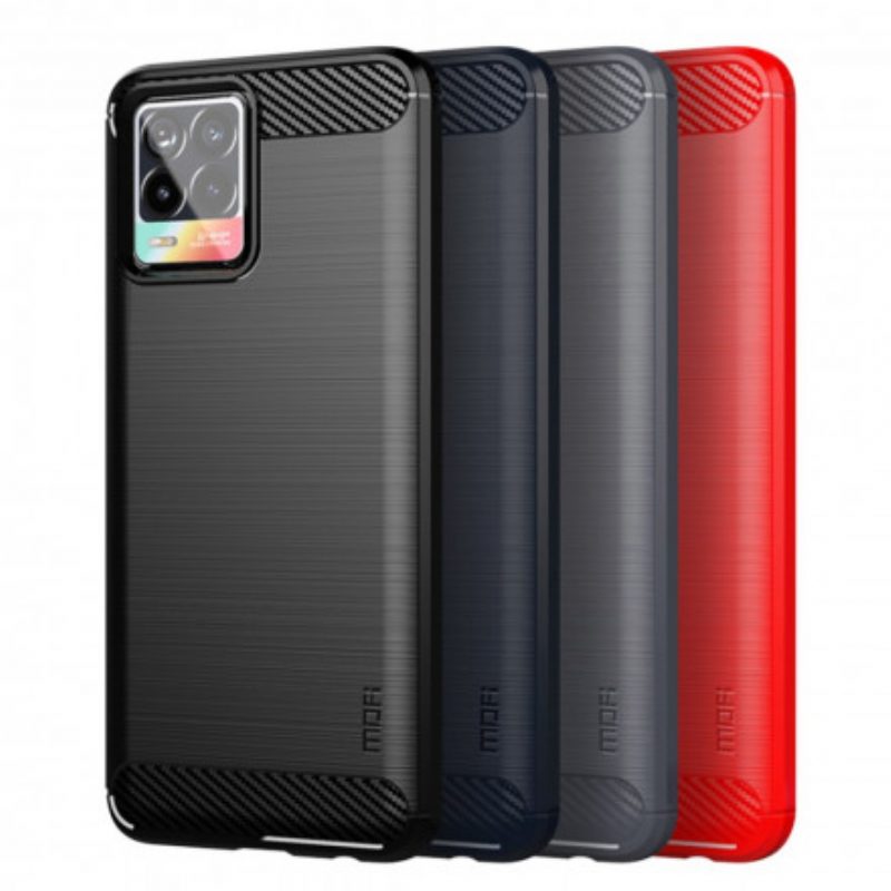 Cover Realme 8 / 8 Pro Fibra Di Carbonio Spazzolata Mofi