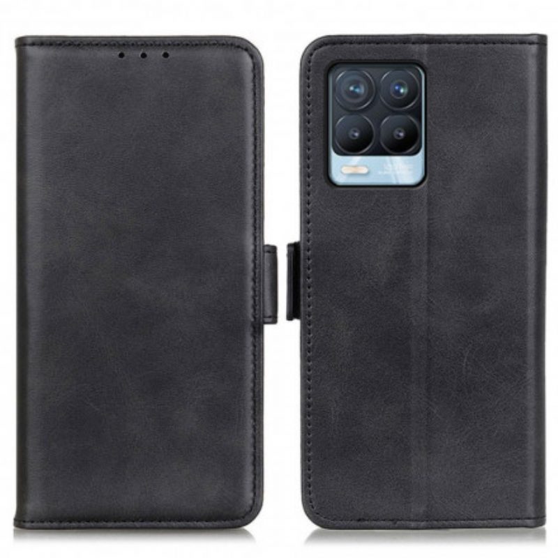 Custodia A Portafoglio Realme 8 / 8 Pro Folio Cover Doppio Lembo