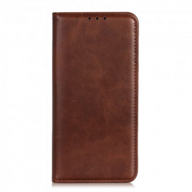 Folio Cover Realme 8 / 8 Pro Custodia in pelle Pelle Crosta Eleganza