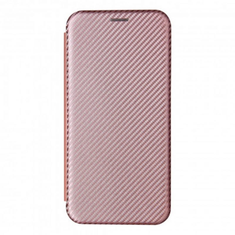 Folio Cover Realme 8 / 8 Pro Custodia in pelle Silicone Colorato Al Carbonio