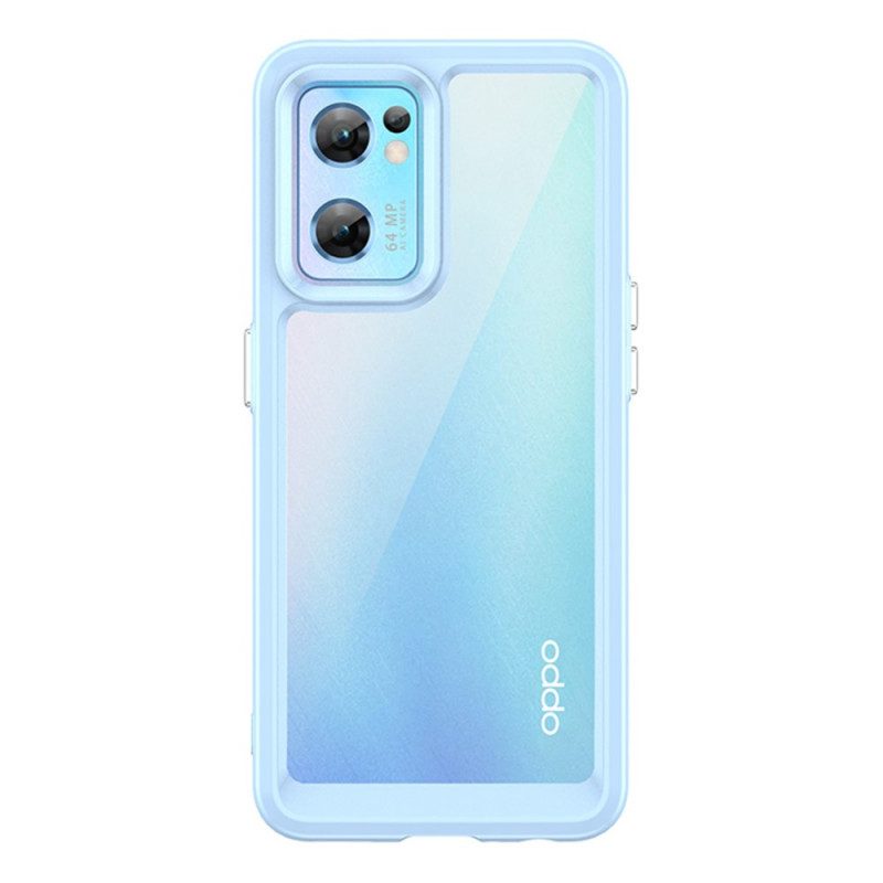 Cover Oppo Find X5 Lite Bordi Colorati Ibridi