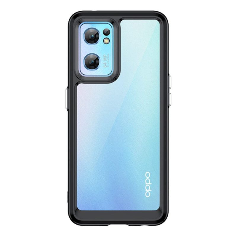 Cover Oppo Find X5 Lite Bordi Colorati Ibridi