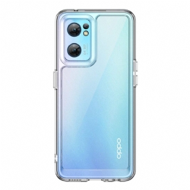 Cover Oppo Find X5 Lite Bordi Colorati Trasparenti Ibridi