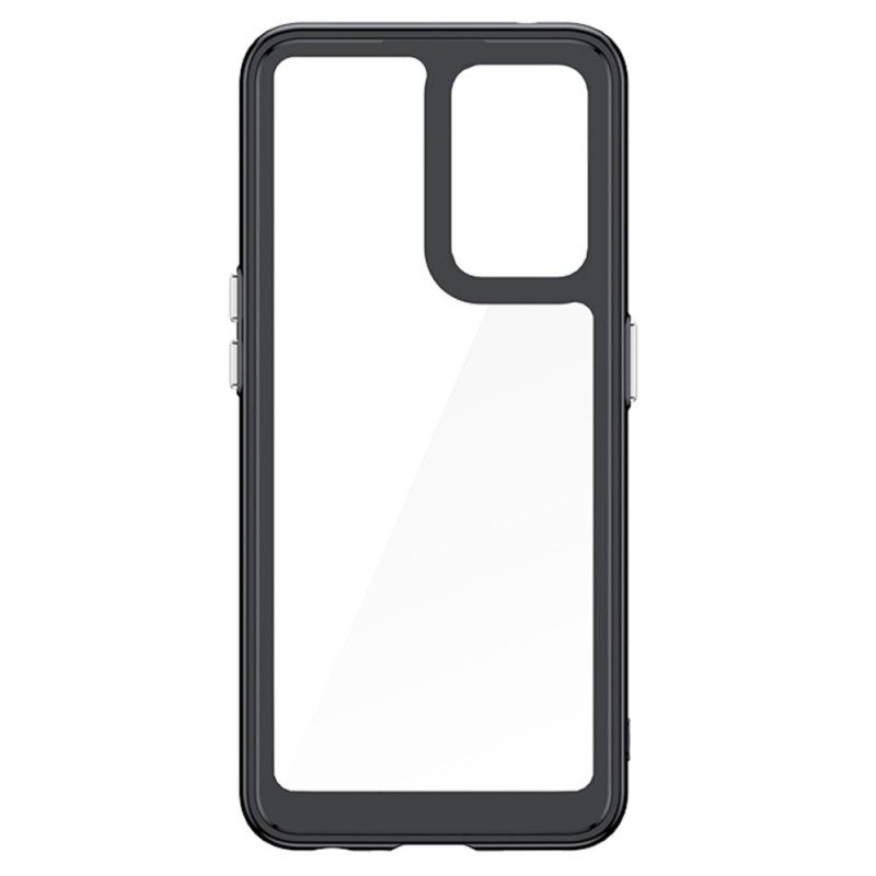 Cover Oppo Find X5 Lite Bordi Colorati Trasparenti Ibridi