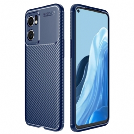 Cover Oppo Find X5 Lite Fibra Di Carbonio Spazzolata