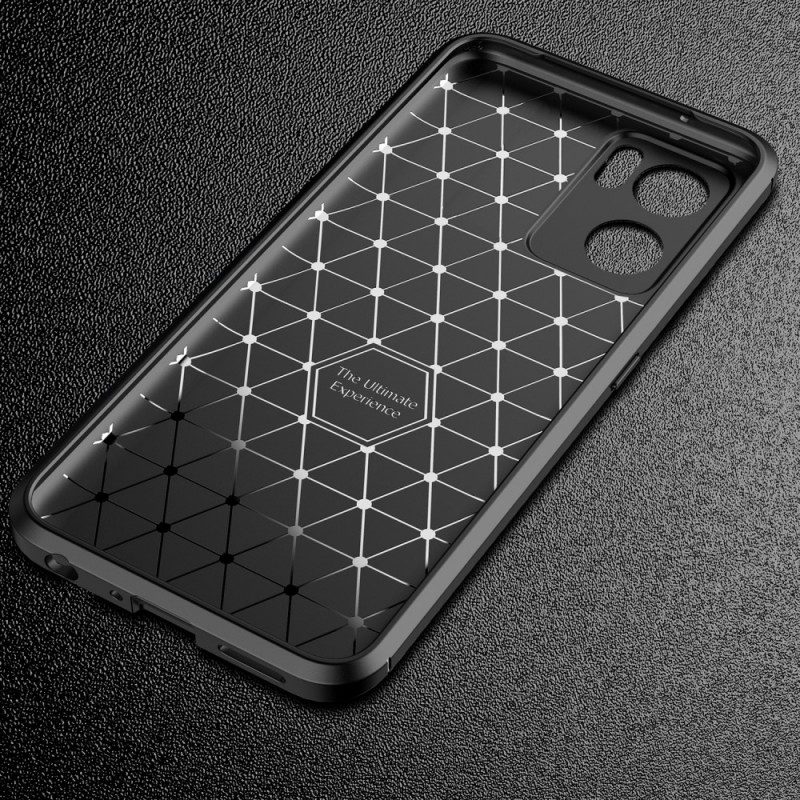 Cover Oppo Find X5 Lite Fibra Di Carbonio Spazzolata