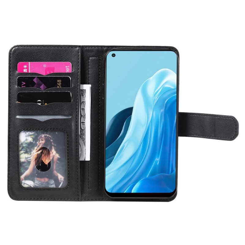 Custodia A Portafoglio Oppo Find X5 Lite Multi-carte