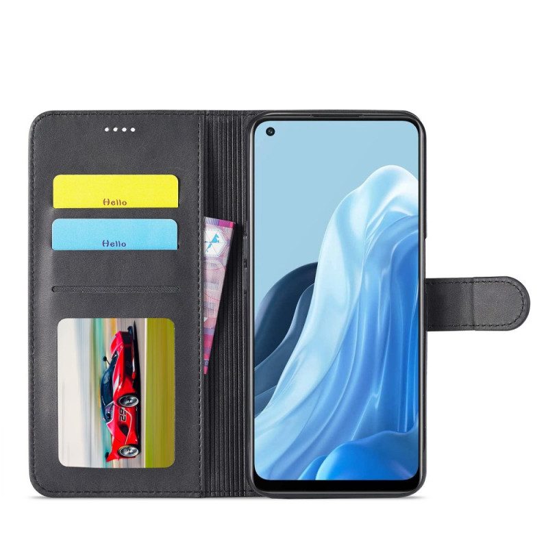 Folio Cover Oppo Find X5 Lite Ecopelle Lc.imeeke